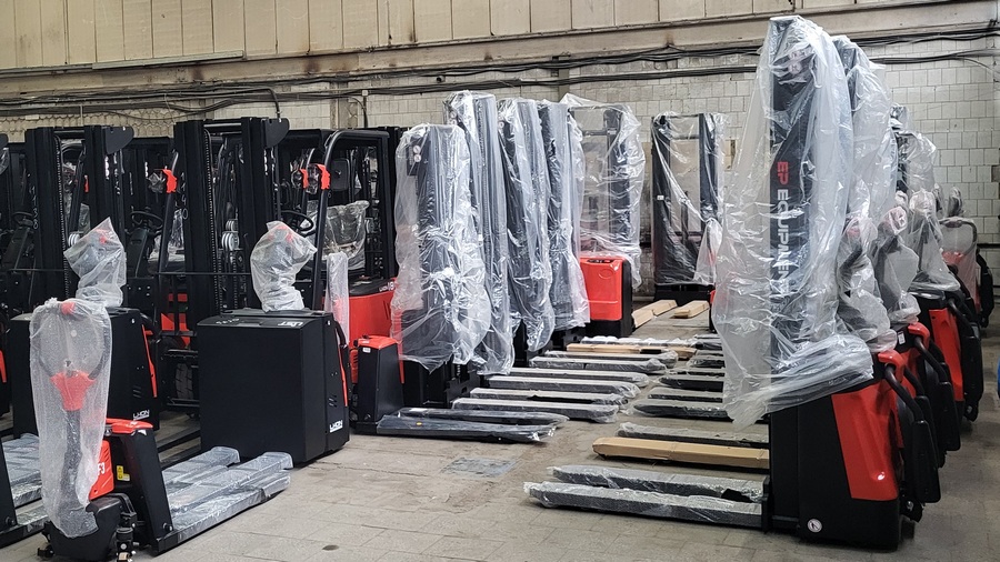 Тест-драйв складской техники на нашем складе в Северске