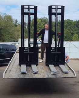 Тест-драйв складской техники на нашем складе в Северске