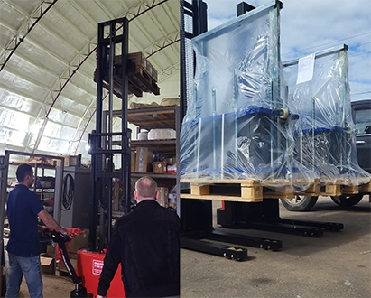 Тест-драйв складской техники на нашем складе в Северске